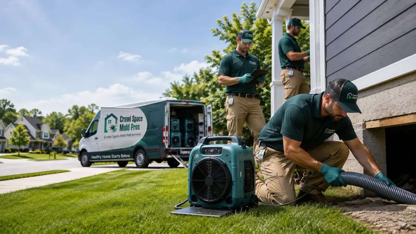 Crawl Space Mold Removal in Rosebush, MI